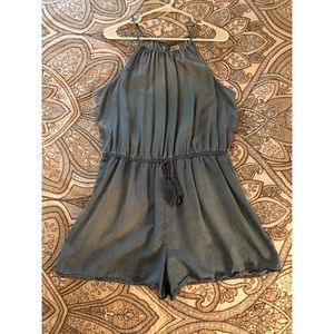 MOSSIMO Chambray Romper Size L
